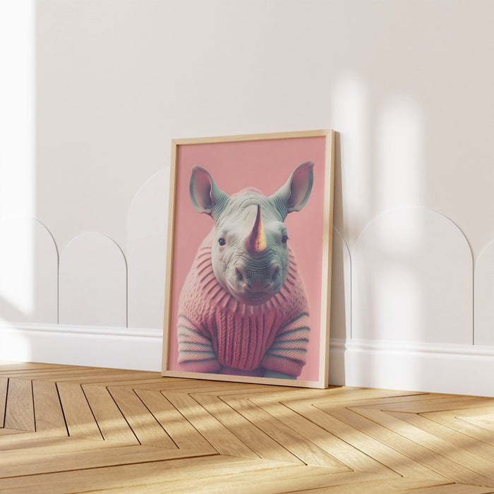 JUSTGOODMOOD Kinderzimmer Poster – Edler Baumwolldruck