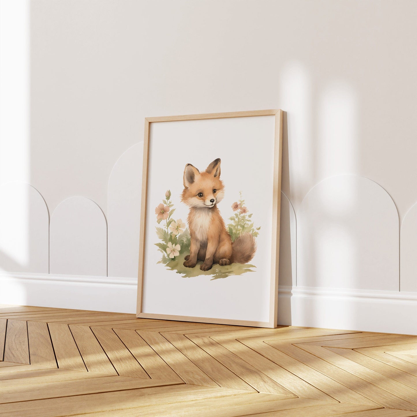 Kinderzimmer Poster Tiere Wald Wasserfarben · Wanddekoration Kinderzimmer Geschenkidee · Wand Deko · Kunst Druck · Deko Print · ohne Rahmen - justgoodmood