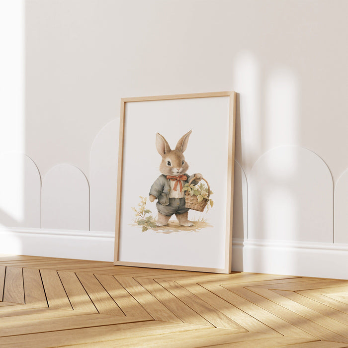 JUSTGOODMOOD Poster – Kinderzimmer Wandkunst aus Baumwolle