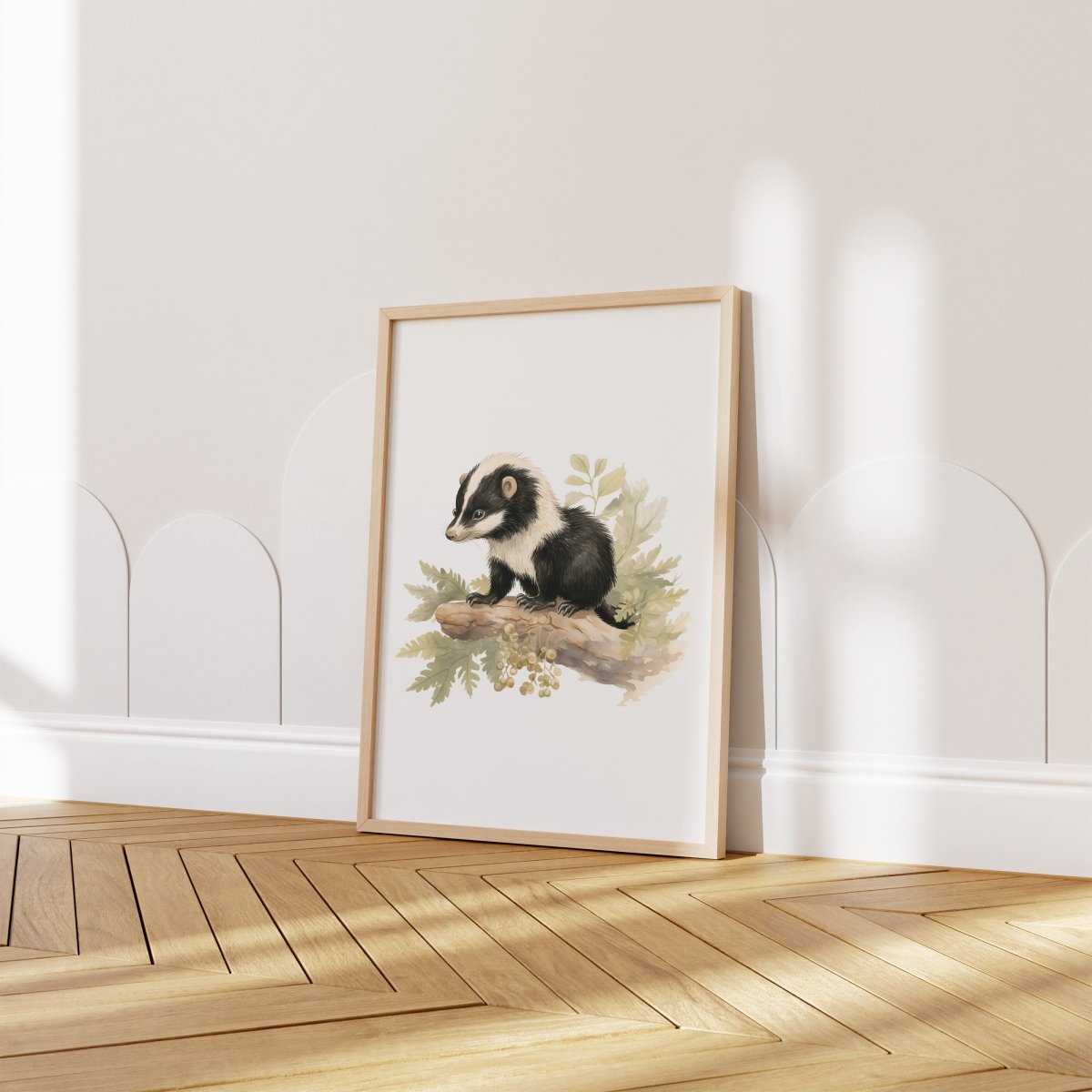 Kinderzimmer Poster Tiere Wald Wasserfarben · Wanddekoration Kinderzimmer Geschenkidee · Wand Deko · Kunst Druck · Deko Print · ohne Rahmen - justgoodmood