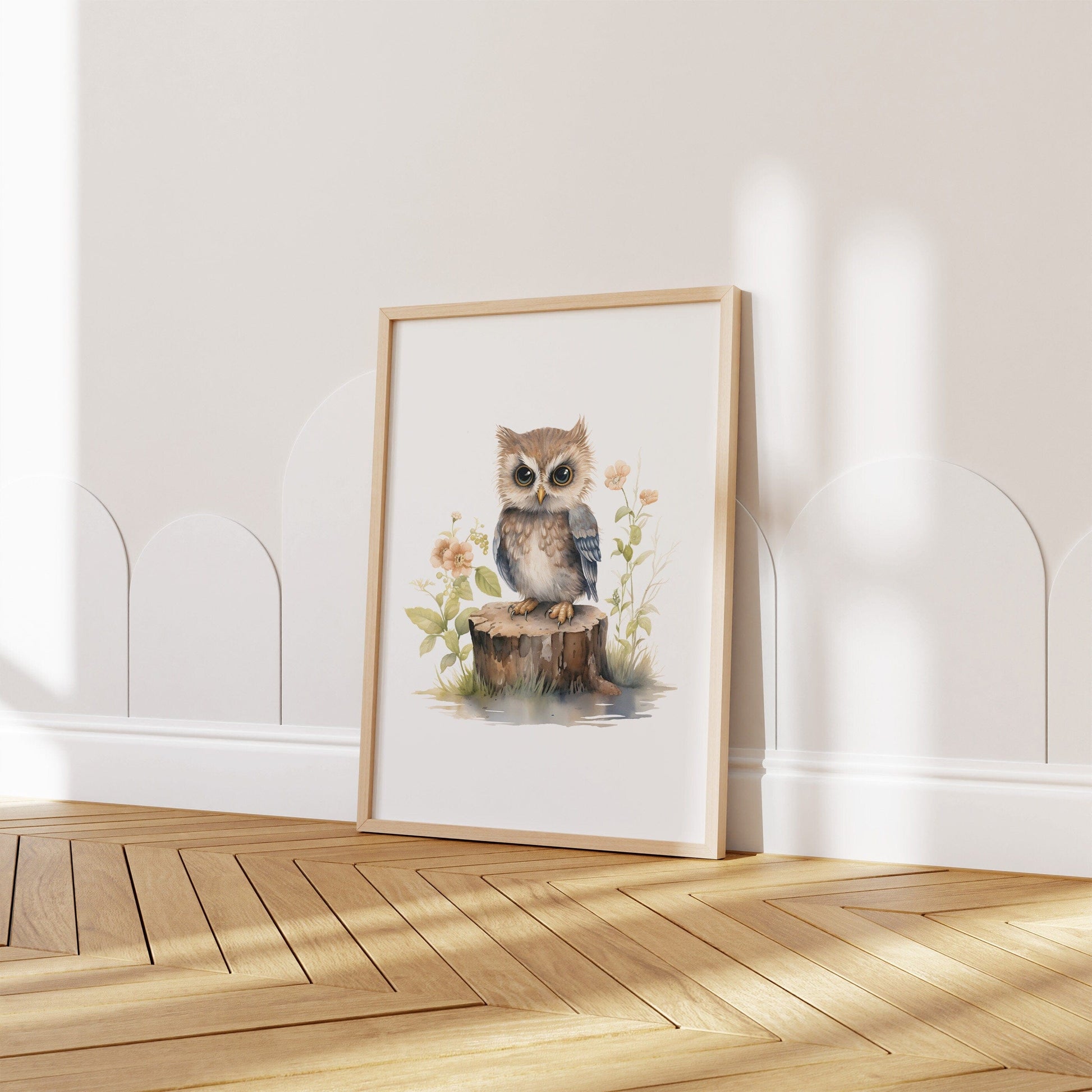 Kinderzimmer Poster Tiere Wald Wasserfarben · Wanddekoration Kinderzimmer Geschenkidee · Wand Deko · Kunst Druck · Deko Print · ohne Rahmen - justgoodmood
