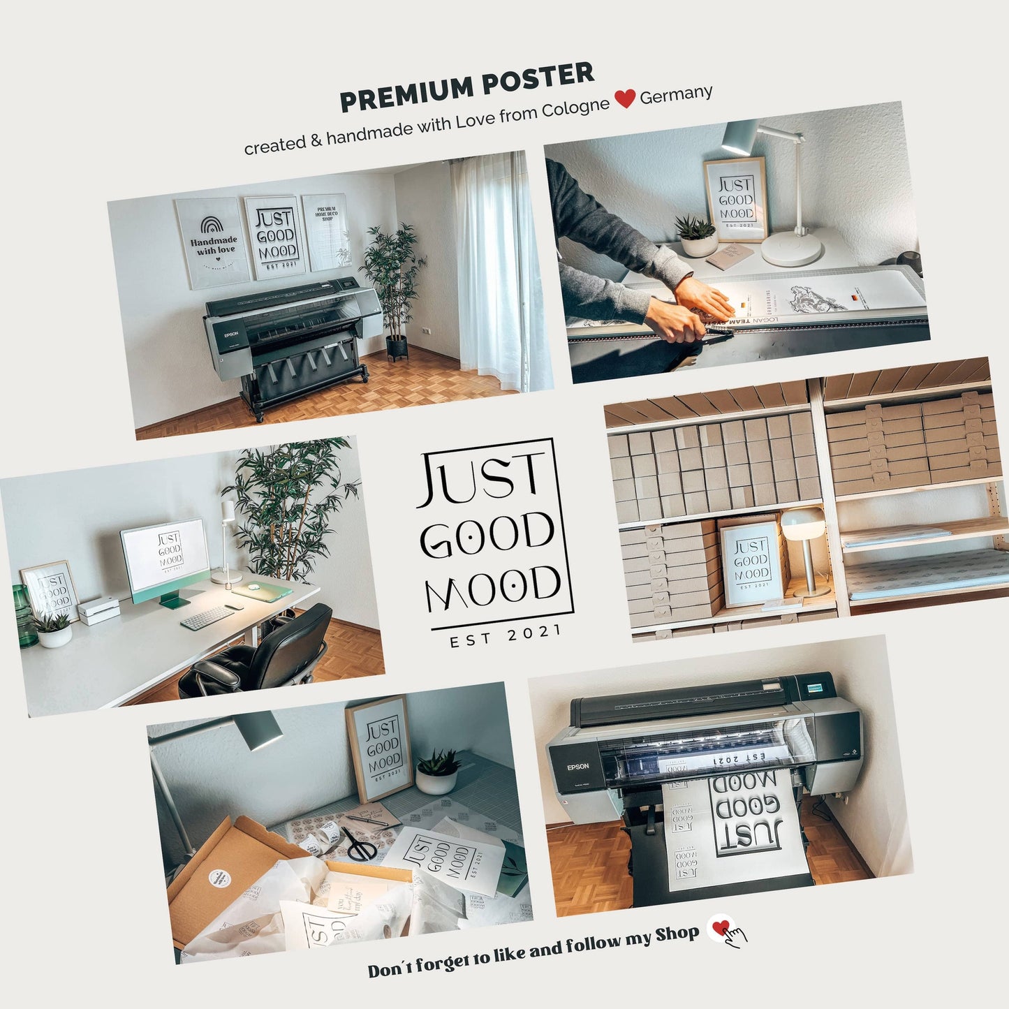 Lustige Tierwelt Poster Kinderzimmer · Geschenkidee für Kinder · Radfahrender Affe · E - Scooter Spaß ·Stylisches Zebra·Deko Print ohne Rahmen - justgoodmood