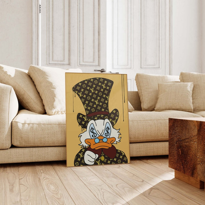 JUSTGOODMOOD Duck Poster – Moderne Canvas Kunst