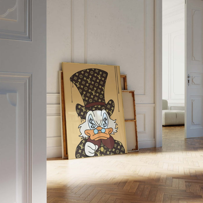 JUSTGOODMOOD Duck Poster – Moderne Canvas Kunst