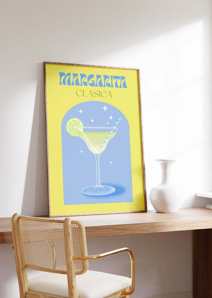 JUSTGOODMOOD Margarita Poster – Premium Cotton Canvas