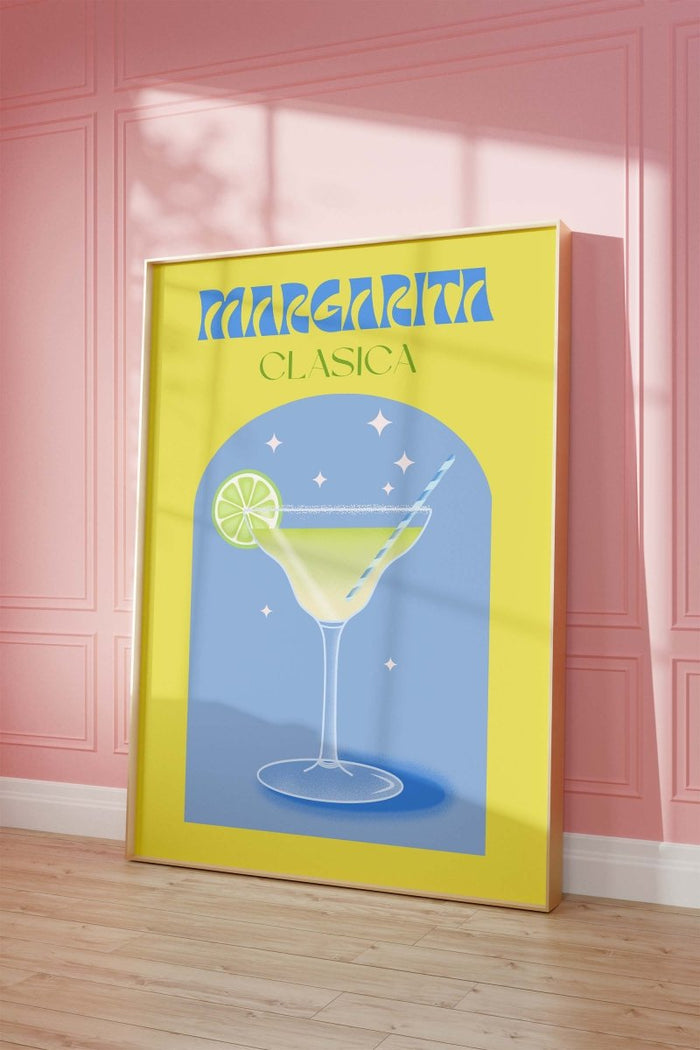 JUSTGOODMOOD Margarita Poster – Premium Cotton Canvas