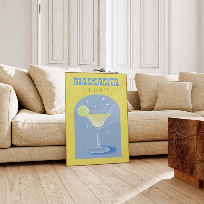 JUSTGOODMOOD Margarita Poster – Premium Cotton Canvas