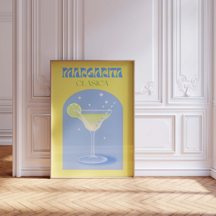 JUSTGOODMOOD Margarita Poster – Premium Cotton Canvas