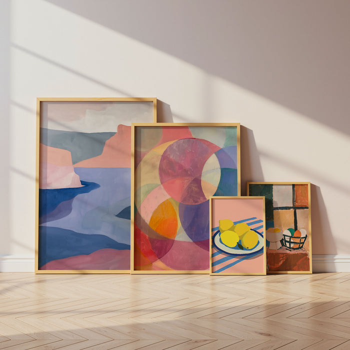 Moderne Kunst Poster | Abstrakte Formen & Stillleben