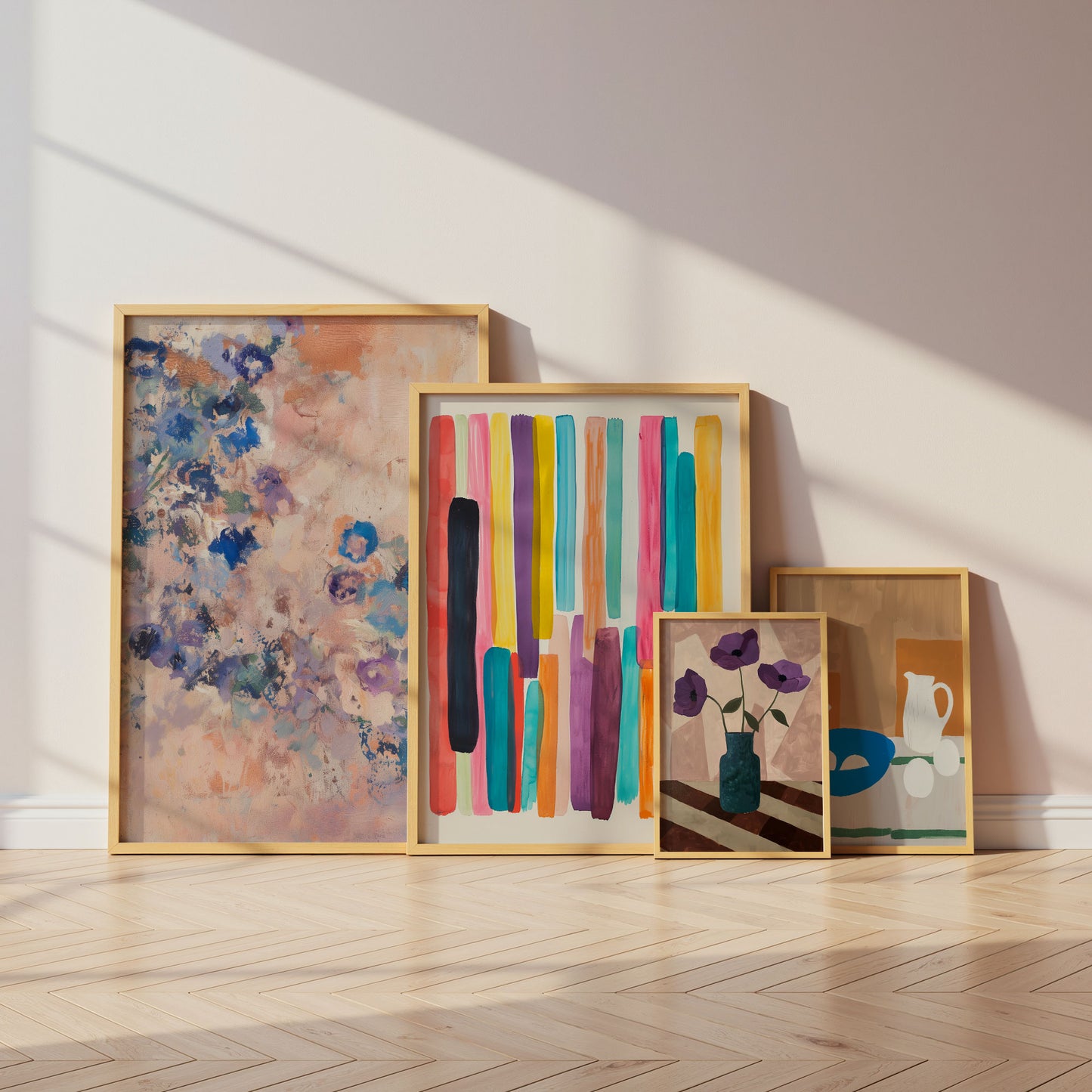 Moderne Kunst Poster · Geschenkidee · Blumen, Stillleben und Abstrakte Malerei · Dekoprint ohne Rahmen
