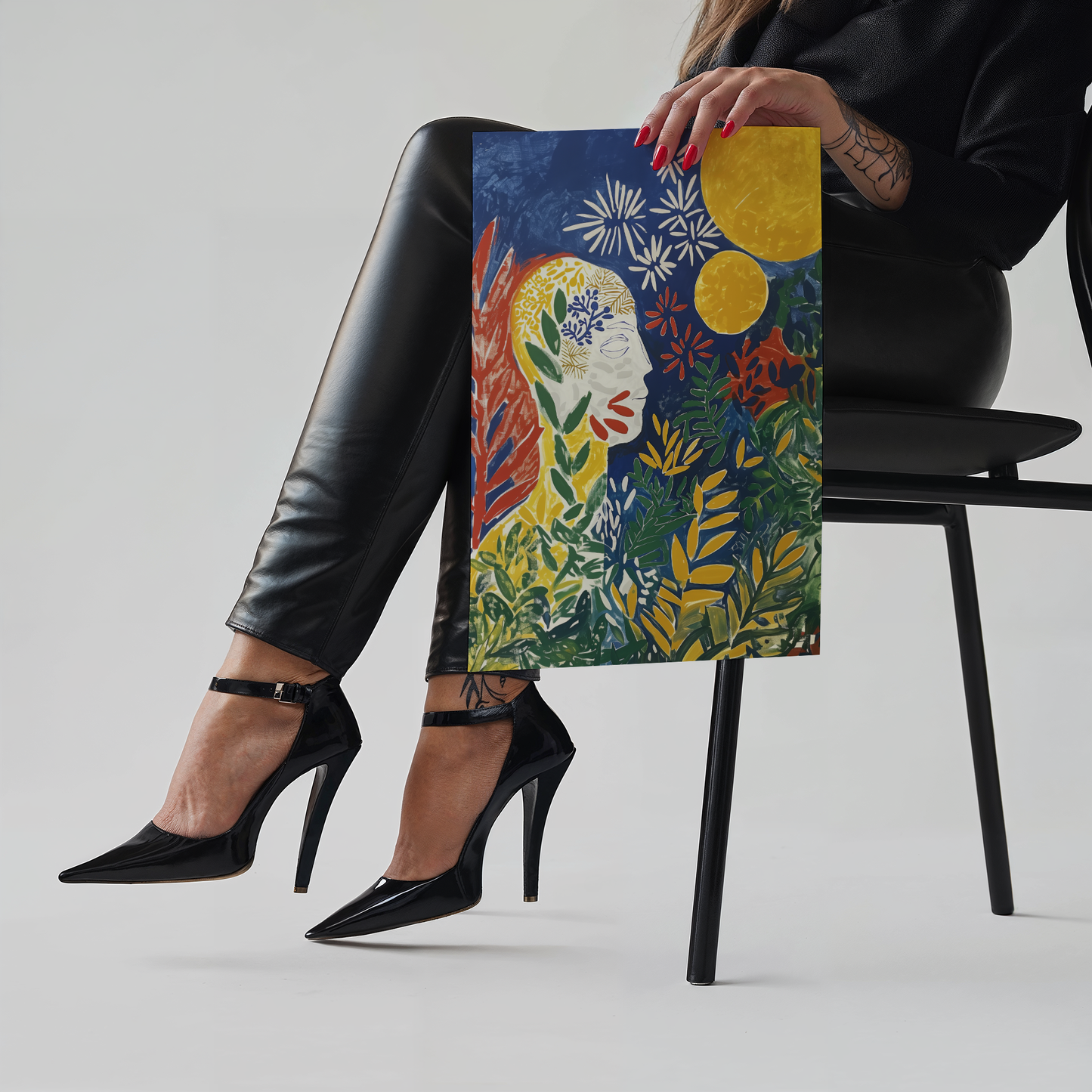 Moderne Kunst Poster · Geschenkidee · Abstrakte Formen, Stillleben Früchte, Boho Figuren & Natur Motive · Dekoprint ohne Rahmen