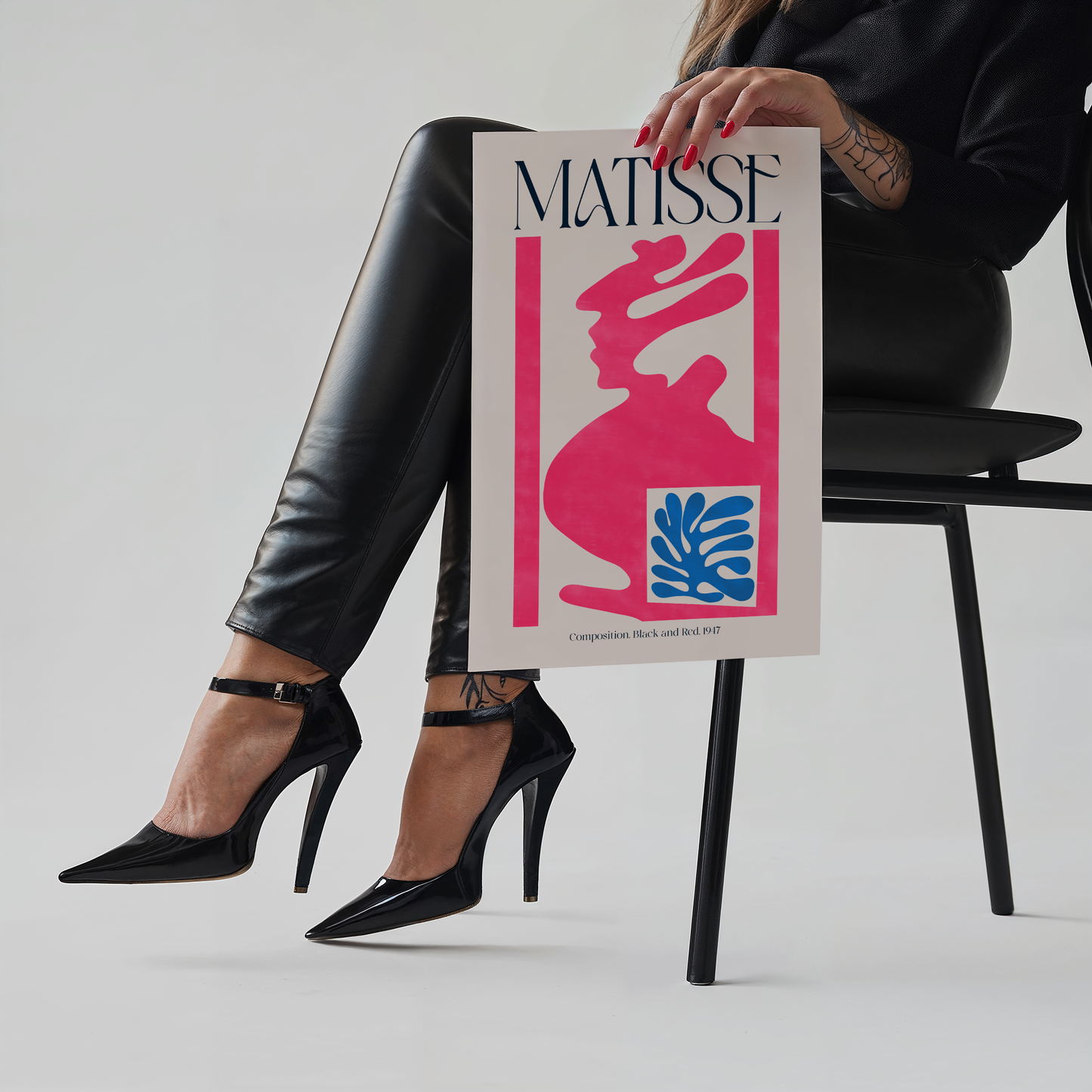 Henri Matisse Poster · Geschenkidee · Scherenschnitt Masken Abstrakte Formen Bunte Kompositionen · Dekoprint ohne Rahmen