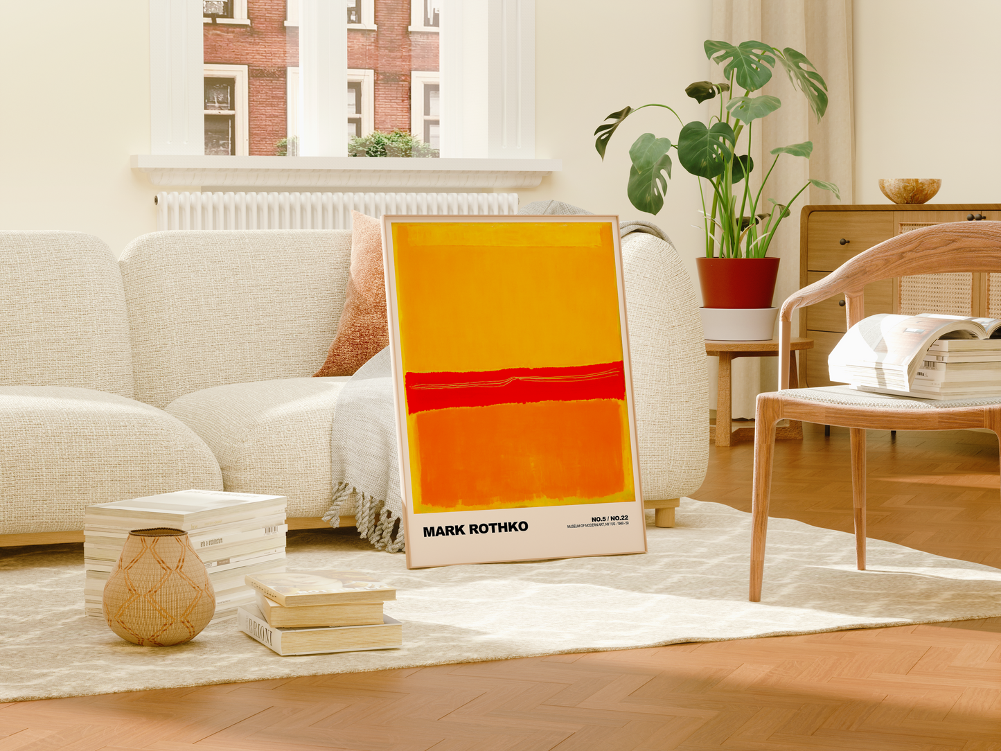 Poster Mark Rothko · No.5 / No.22 · Abstrakter Expressionismus, Farbfeld · Print ohne Rahmen