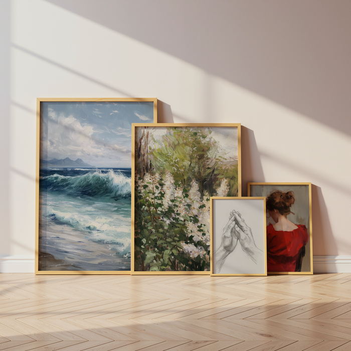 JUSTGOODMOOD Vintage Kunst Poster