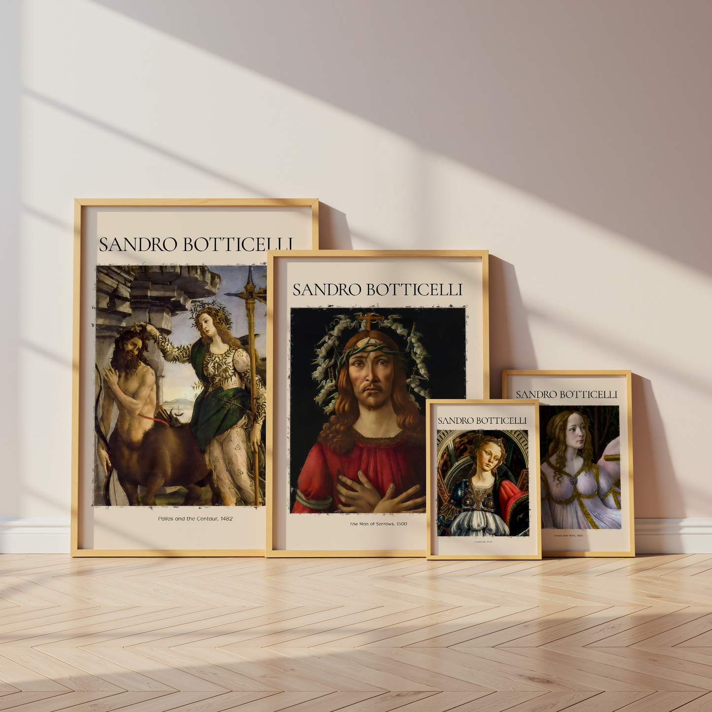 Sandro Botticelli Poster · Geschenkidee · Venus Porträts Madonna Geburt der Venus · Dekoprint ohne Rahmen