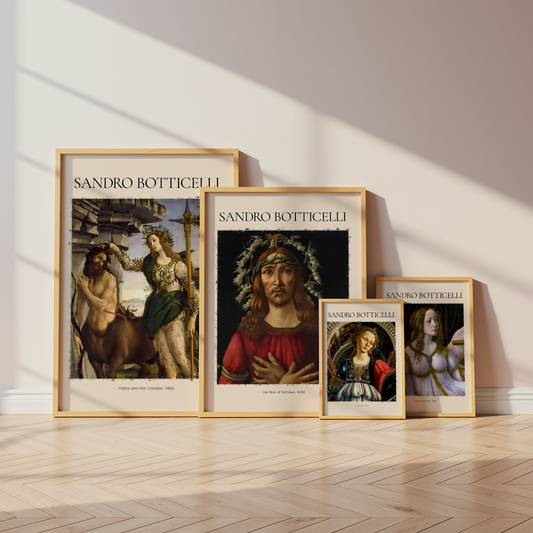 Sandro Botticelli Poster · Geschenkidee · Venus Porträts Madonna Geburt der Venus · Dekoprint ohne Rahmen