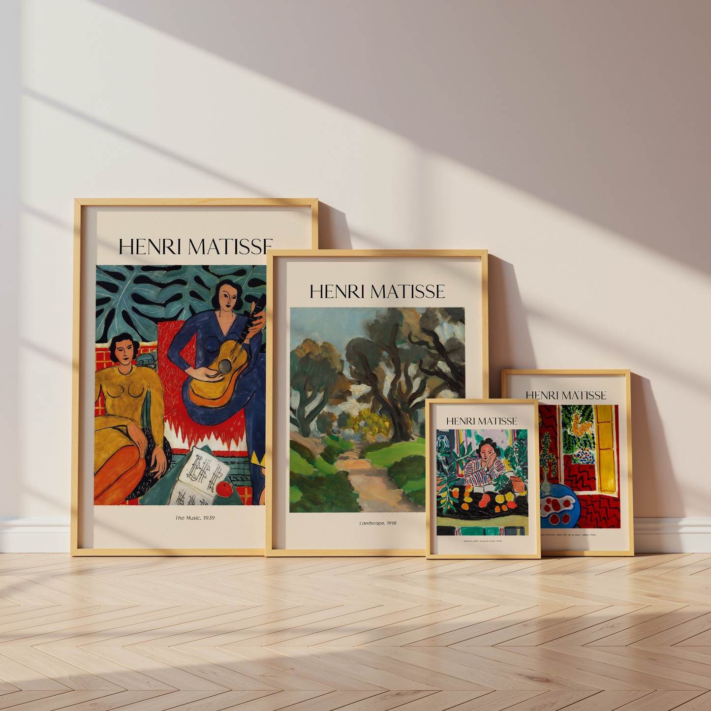 Henri Matisse Poster · Geschenkidee · Blaue Fenster Stillleben Porträts Fauvistische Interieurs · Dekoprint ohne Rahmen