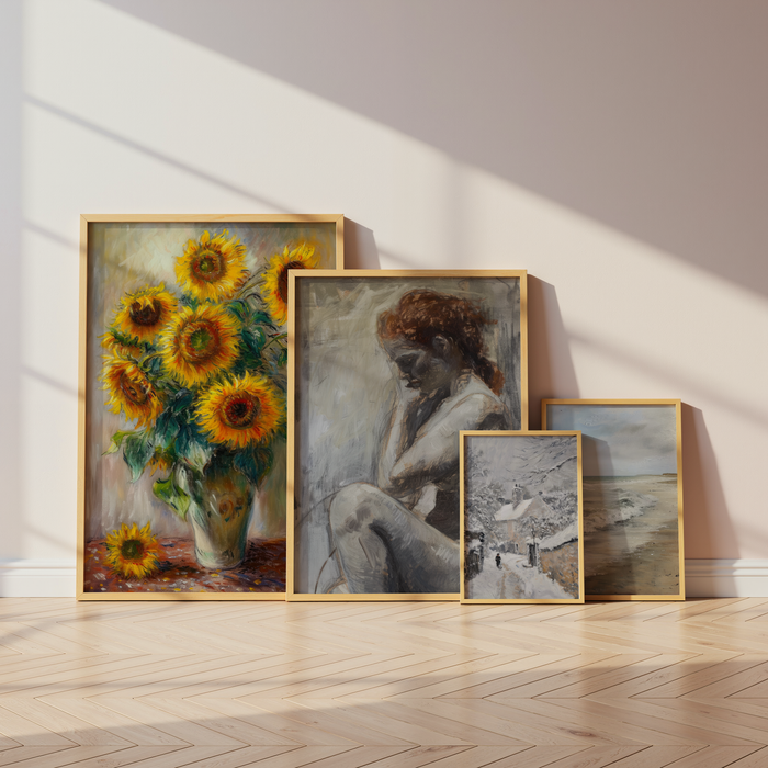 JUSTGOODMOOD Poster – Premium Baumwoll-Kunstwerke
