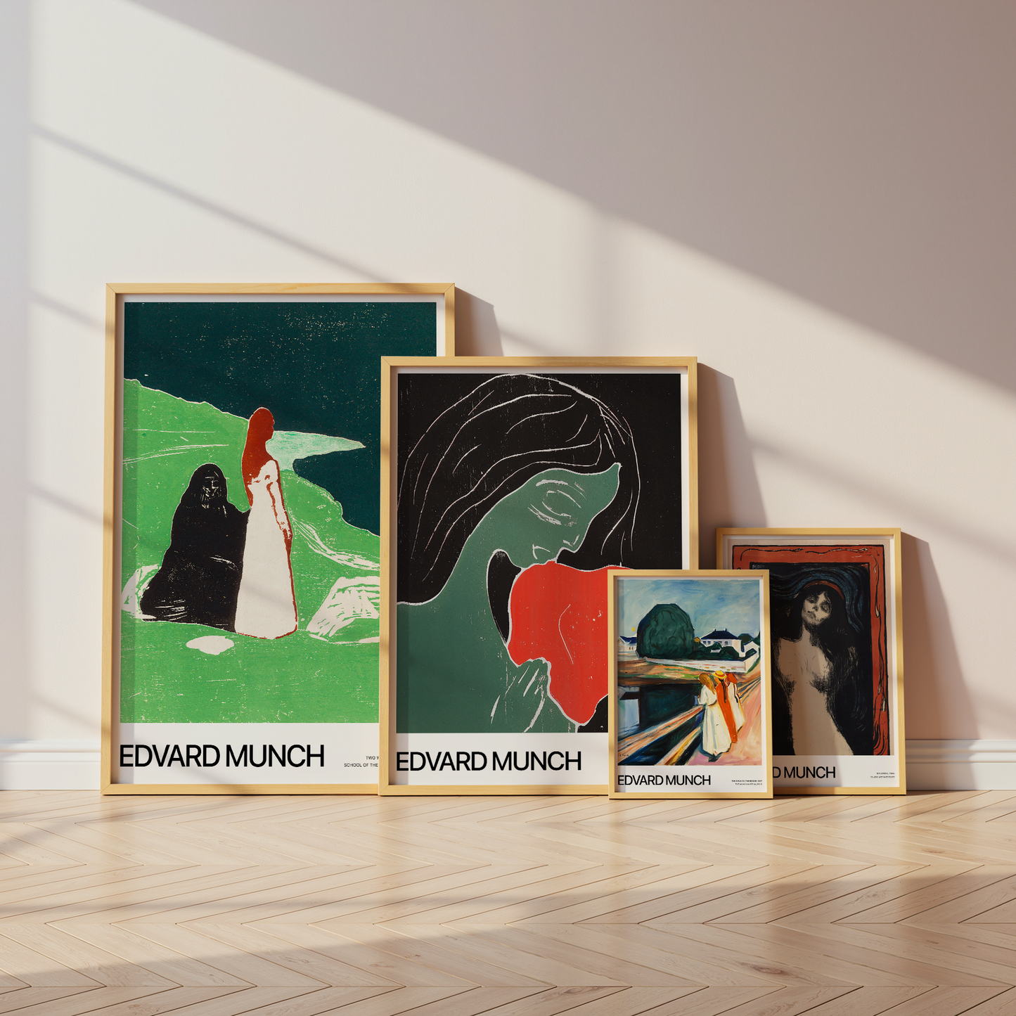 Kunst Poster · Geschenkidee · Edvard Munch Expressionismus Ikonische Gemälde Symbolistische Kunst · Dekoprint ohne Rahmen