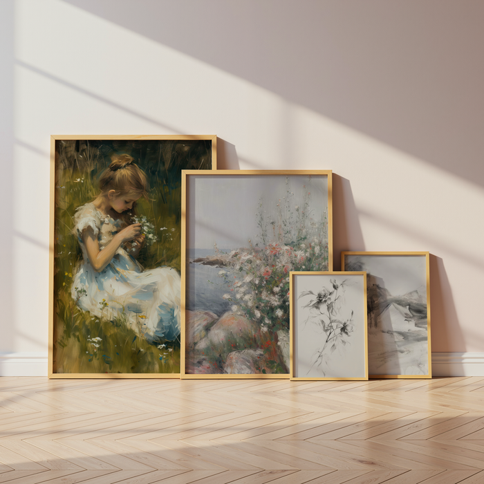 JUSTGOODMOOD Poster – Edle Wandkunst aus Baumwolle