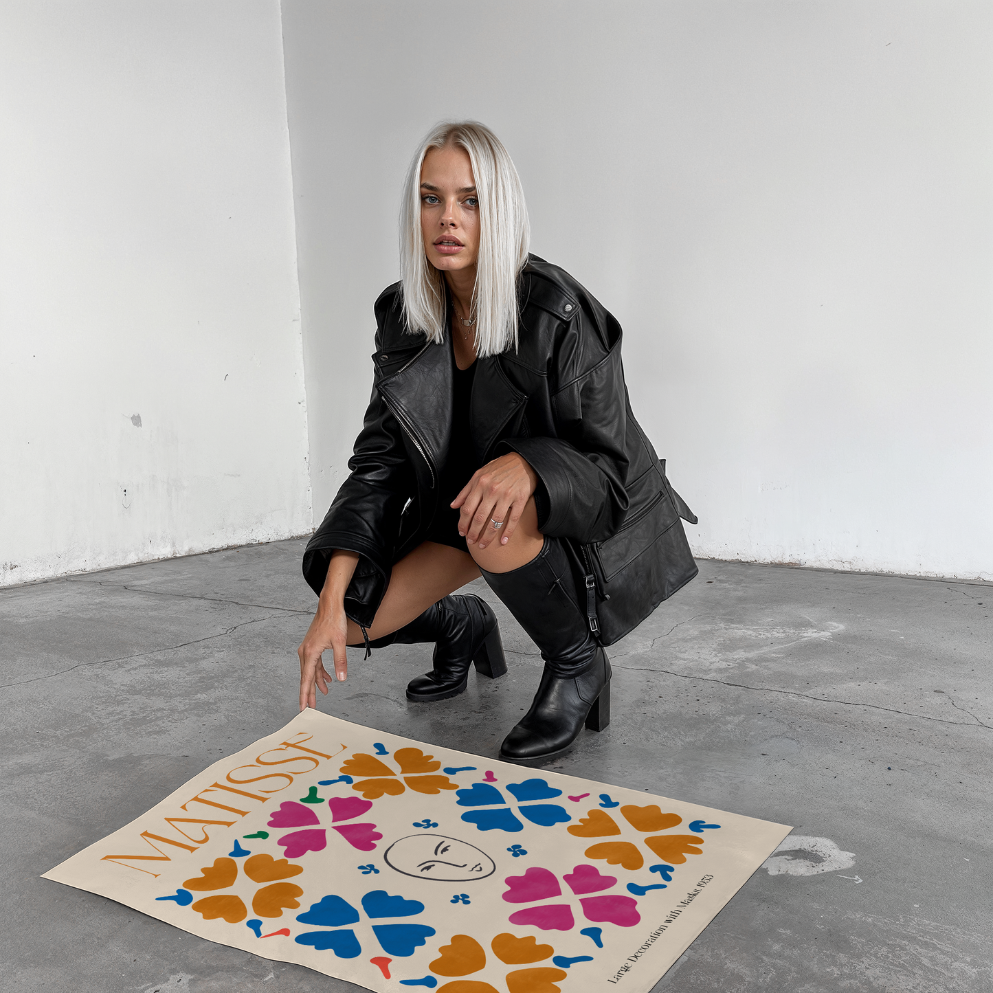 Henri Matisse Poster · Geschenkidee · Scherenschnitt Masken Abstrakte Formen Bunte Kompositionen · Dekoprint ohne Rahmen