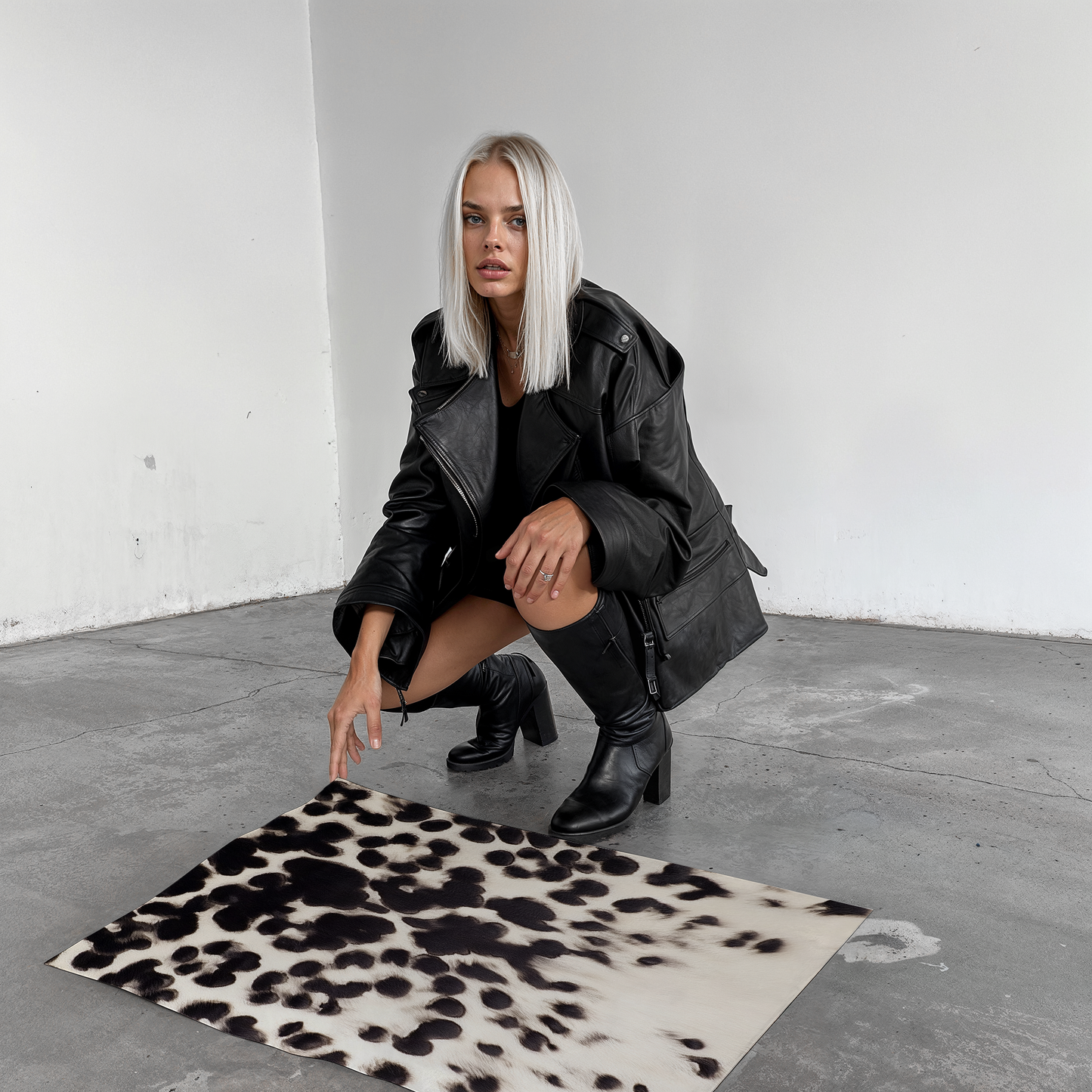 Raubkatzen Poster · Geschenkidee · Leopard Flecken und abstrakte Texturen · Dekoprint ohne Rahmen
