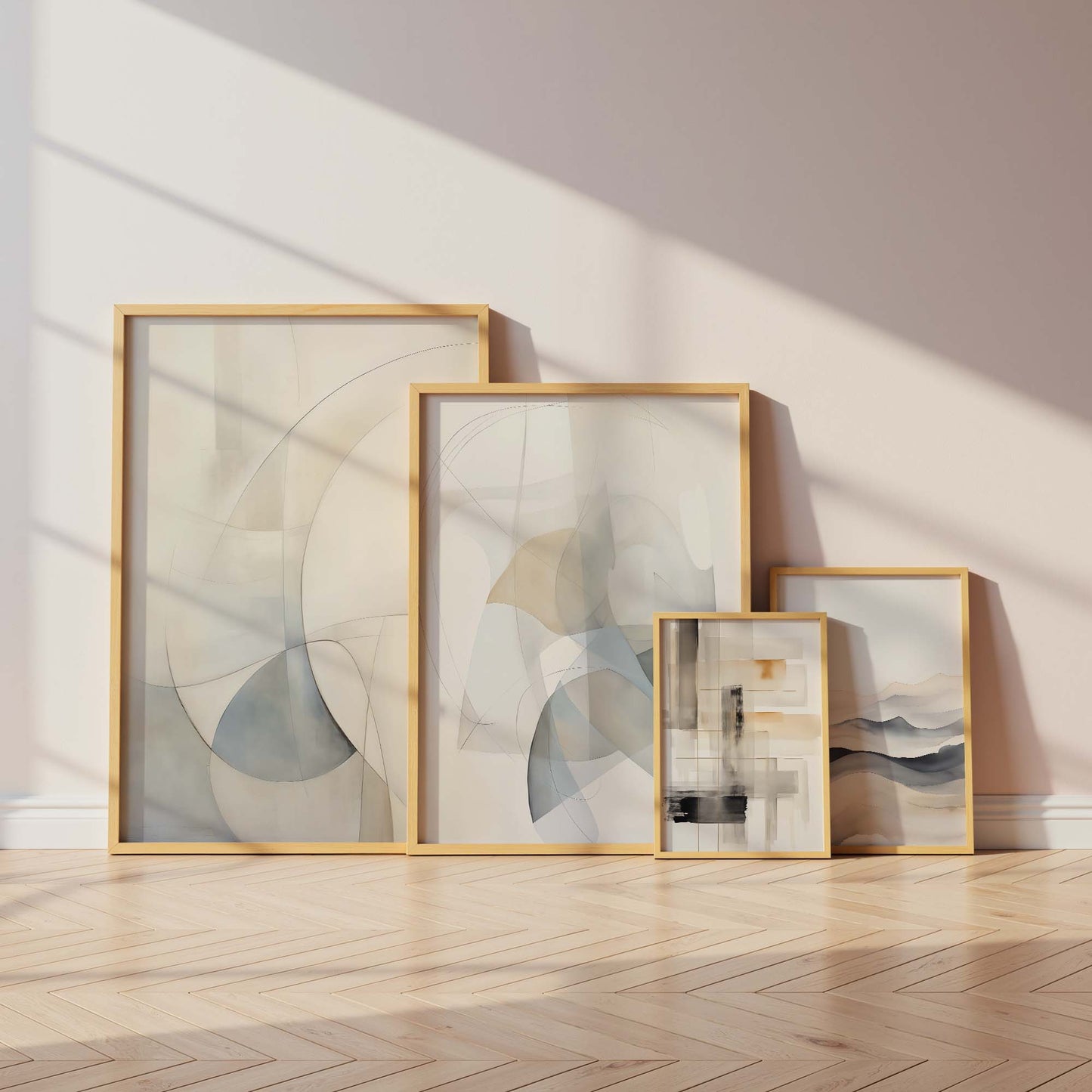 Abstraktes Poster · Geschenkidee · Organische Formen · Fließende Linien · Moderne Minimalistische Kunst · Dekoprint ohne Rahmen