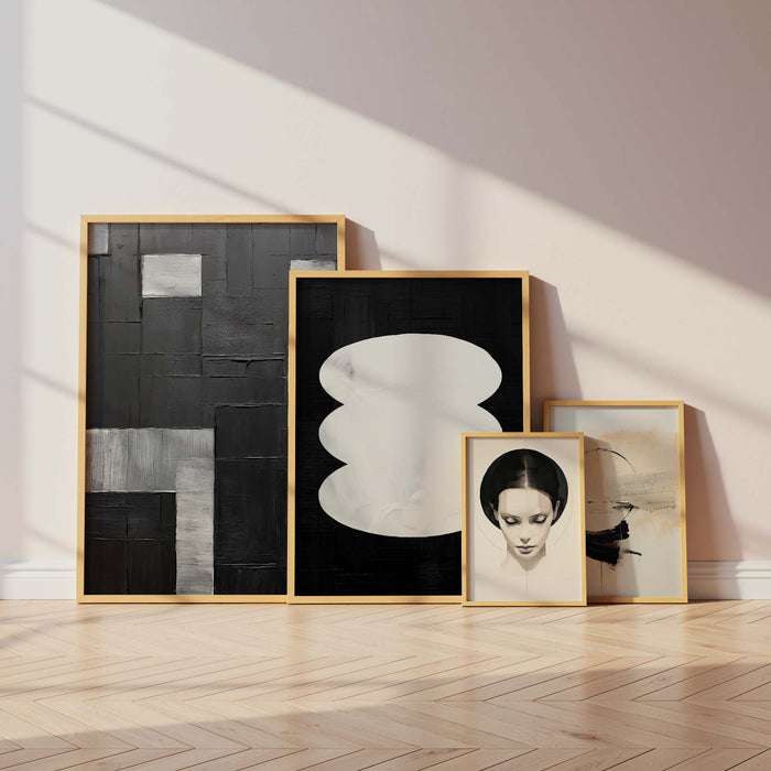 JUSTGOODMOOD Poster – Edle Baumwoll-Leinwand & lebendige