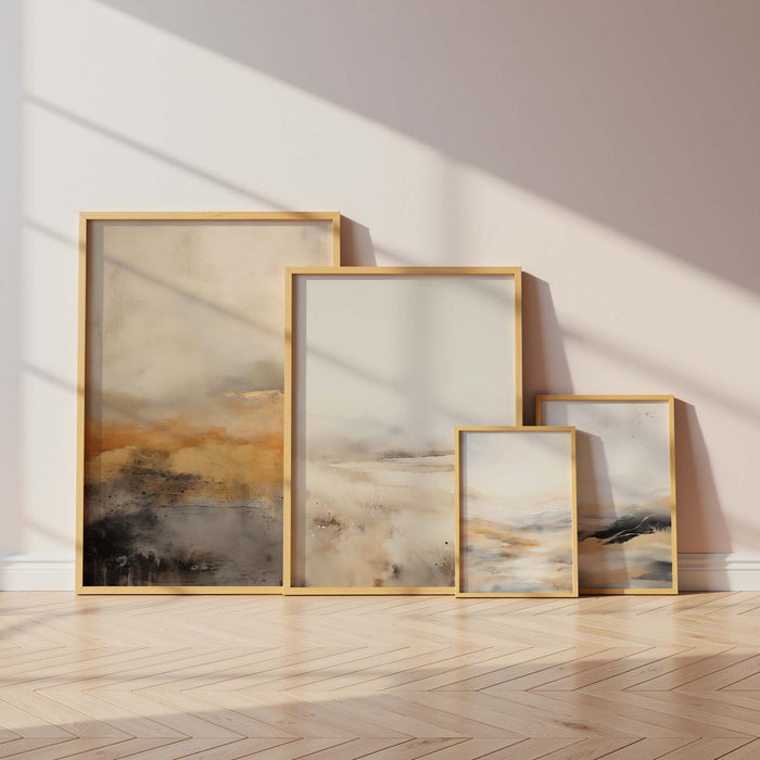 Wüstenlandschaft Poster auf Baumwollcanvas – JUSTGOODMOOD