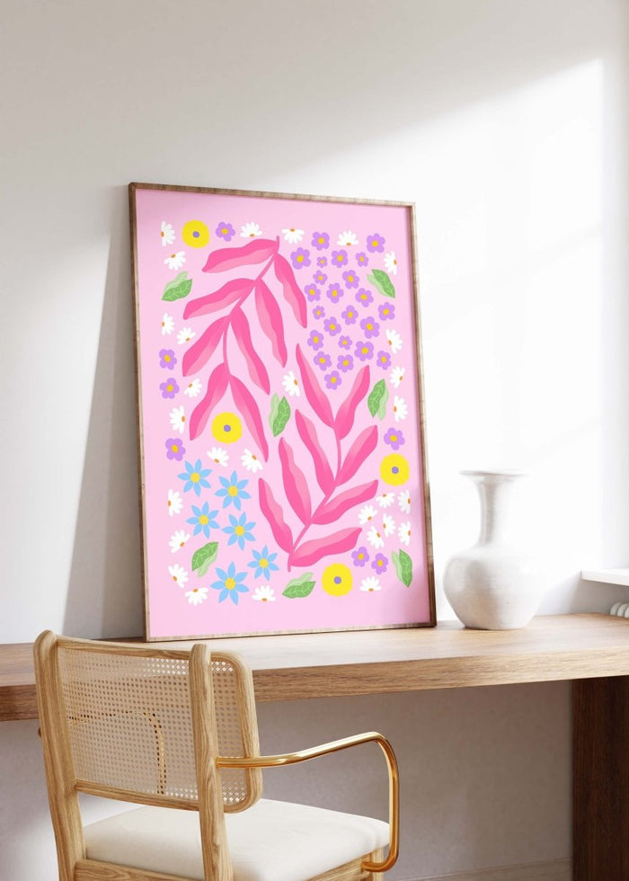 JUSTGOODMOOD Palmenblatt Poster – Modern & Premium