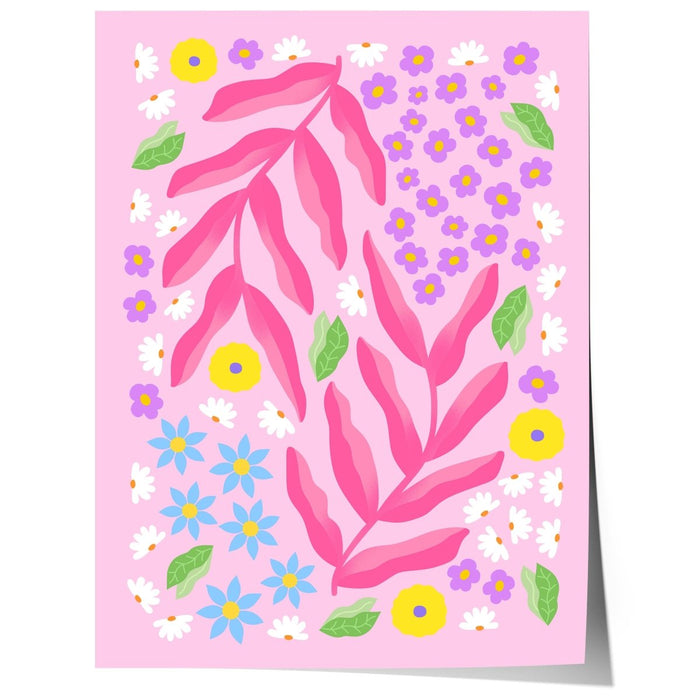 JUSTGOODMOOD Palmenblatt Poster – Modern & Premium