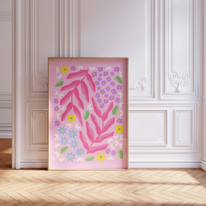 JUSTGOODMOOD Palmenblatt Poster – Modern & Premium