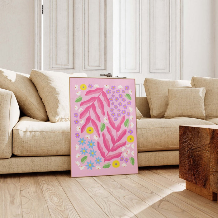 JUSTGOODMOOD Palmenblatt Poster – Modern & Premium
