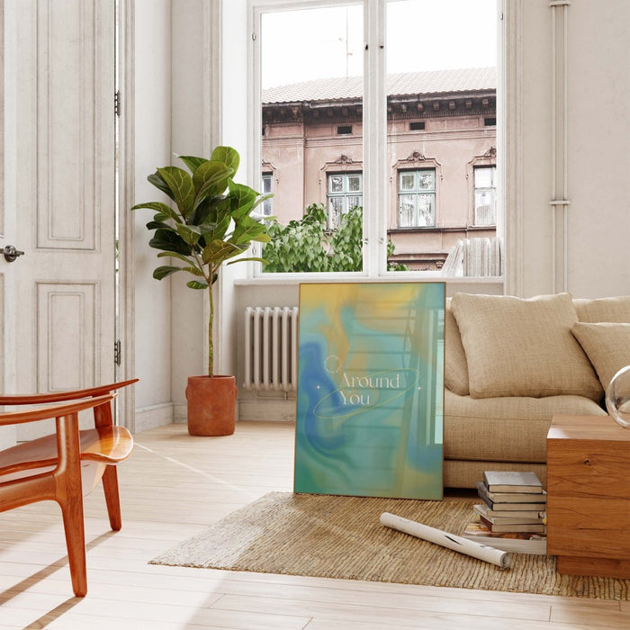JUSTGOODMOOD Poster: Positive Energy auf edlem
