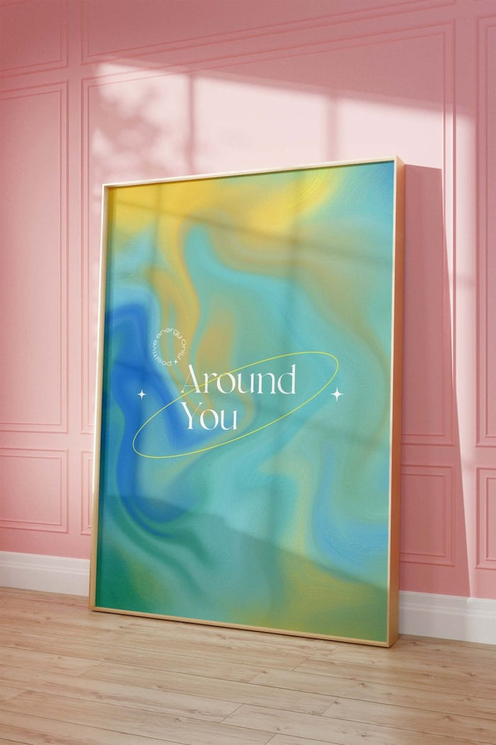 JUSTGOODMOOD Poster: Positive Energy auf edlem
