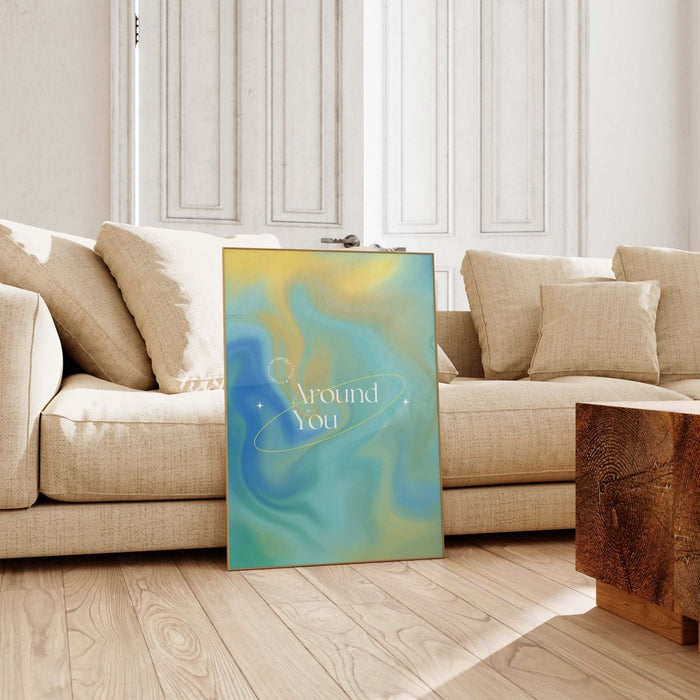 JUSTGOODMOOD Poster: Positive Energy auf edlem