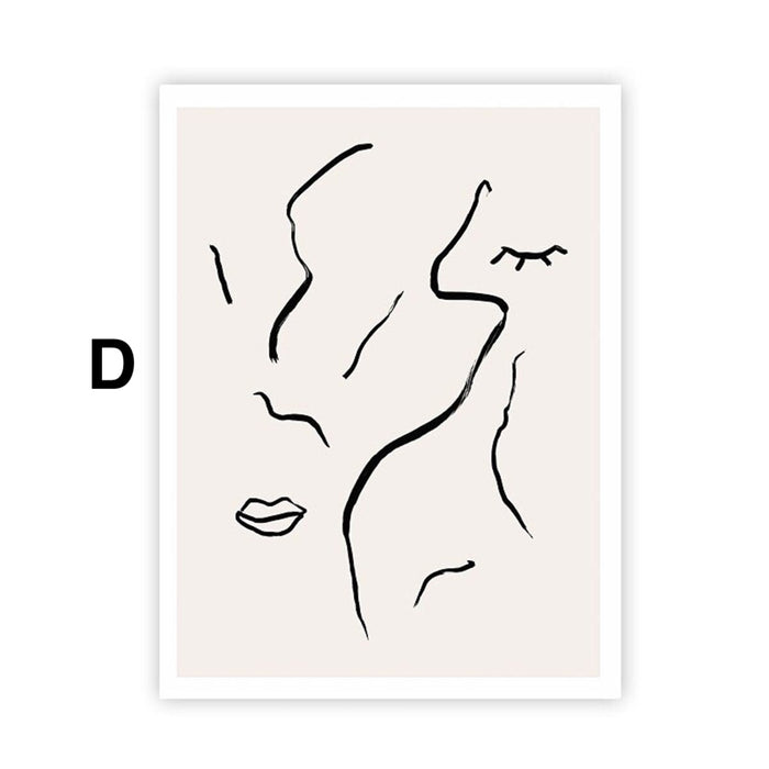JUSTGOODMOOD Poster Abstrakt – Premium Wandkunst