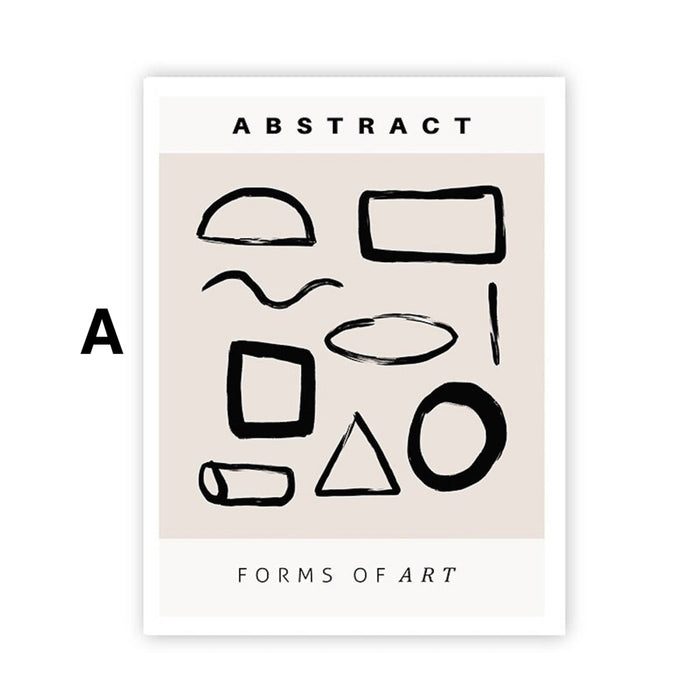 JUSTGOODMOOD Poster Abstrakt – Premium Wandkunst