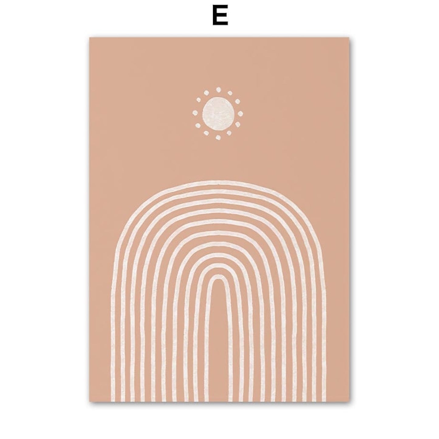 Poster Alpaka · You are my Sunshine · Alphabet · Regenbogen als Deko Print ohne Rahmen
