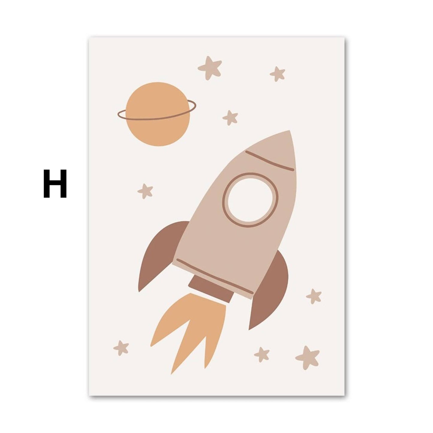 Poster Baby Motive Sonne Liebe Wolke Rakete Regenbogen Erdbeere Träume groß und Traktor als Deko Print ohne Rahmen