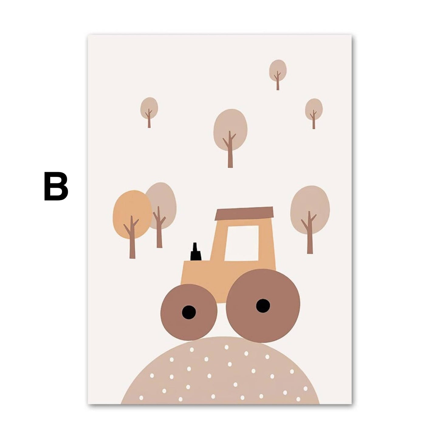 Poster Baby Motive Sonne Liebe Wolke Rakete Regenbogen Erdbeere Träume groß und Traktor als Deko Print ohne Rahmen
