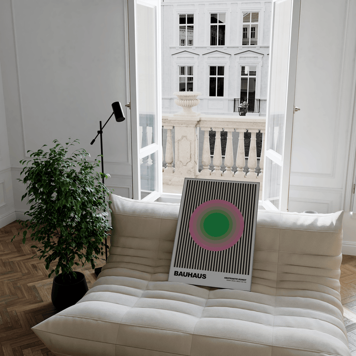 JUSTGOODMOOD Bauhaus Poster – Premium Canvas Print