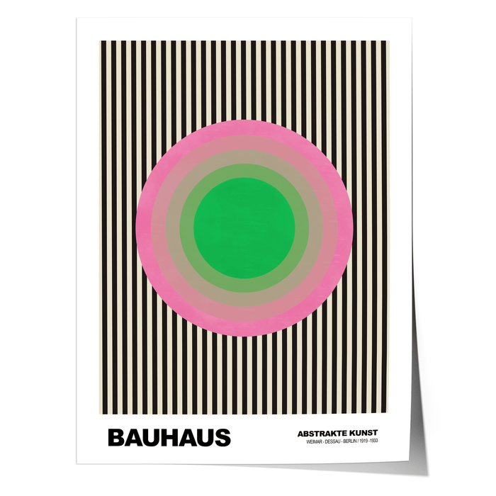 JUSTGOODMOOD Bauhaus Poster – Premium Canvas Print