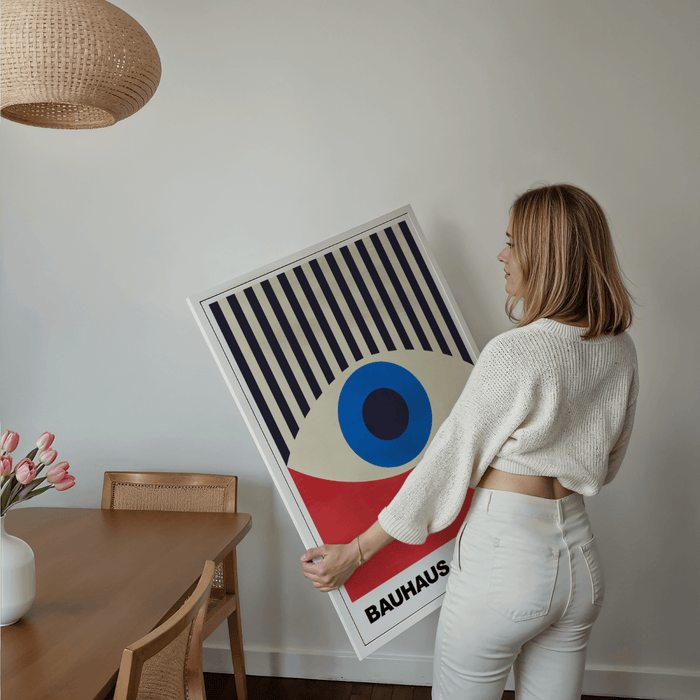 POSTER BAUHAUS – Premium Baumwoll-Canvas Kunst
