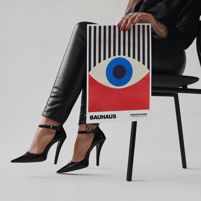 POSTER BAUHAUS – Premium Baumwoll-Canvas Kunst