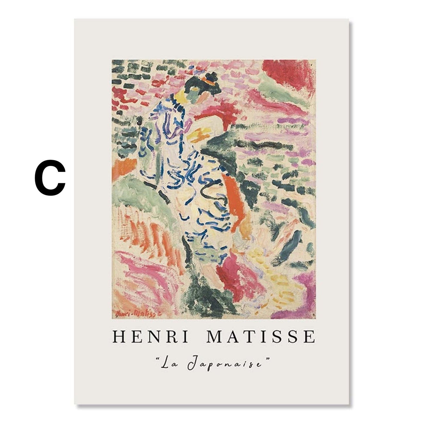 Poster Blumen Van Gogh Henri Matisse Rousseau Museum | Bilder Wohnzimmer | Wandbilder Schlafzimmer | Deko Print ohne Rahmen | Bilder