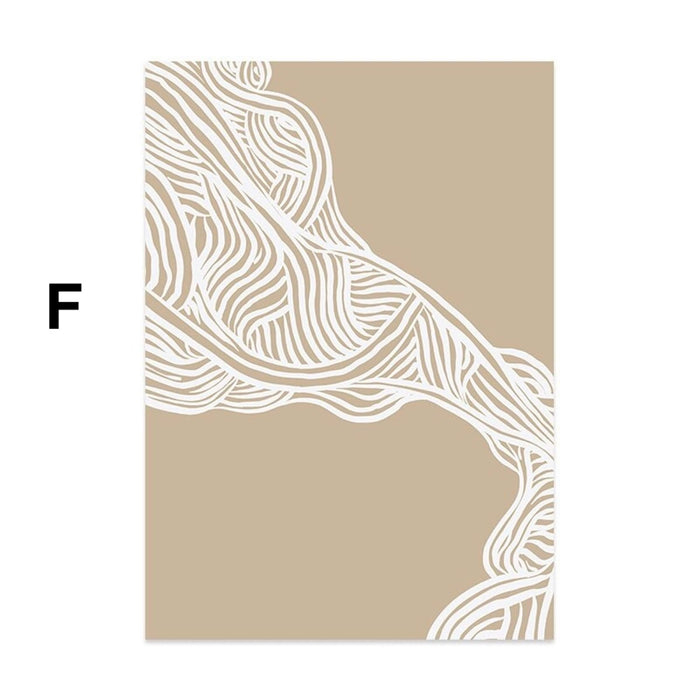 JUSTGOODMOOD Boho Poster – Premium Baumwollkunst für Zuhause