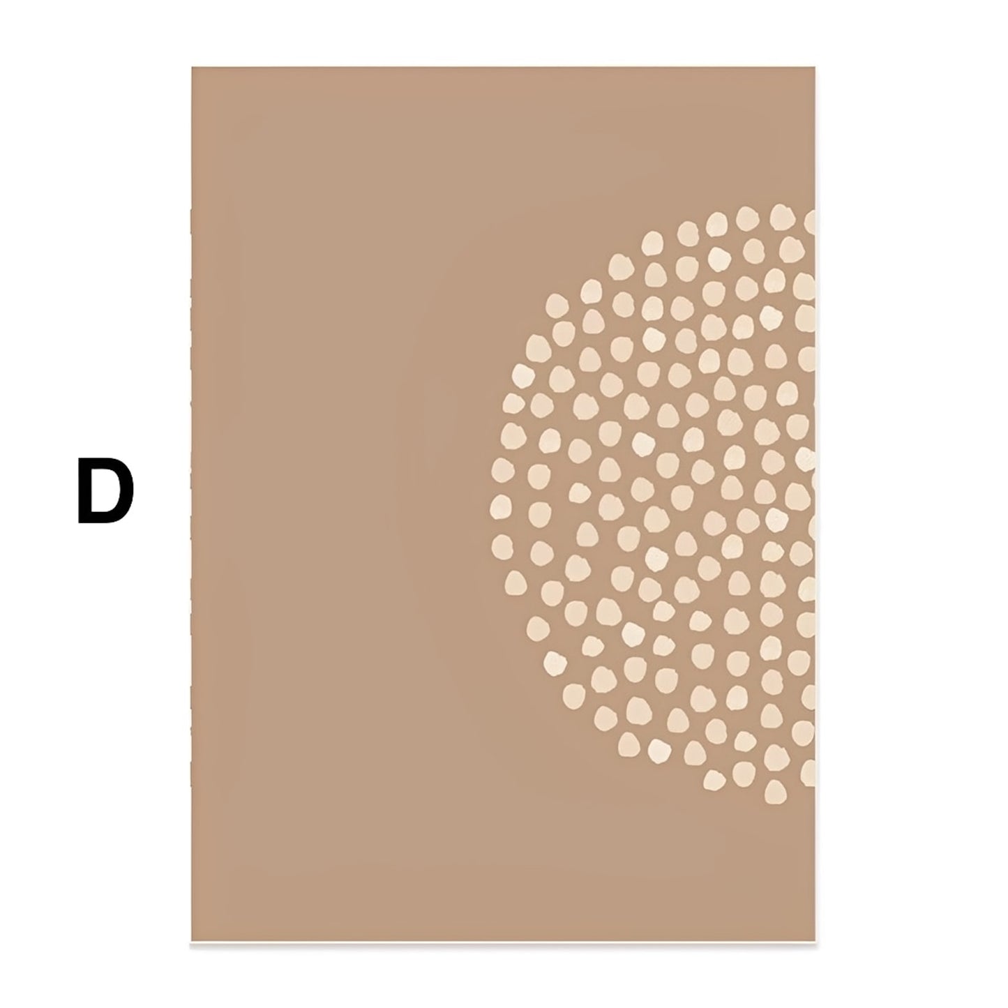 Poster boho semicircles and lines as a decorative print without a frame