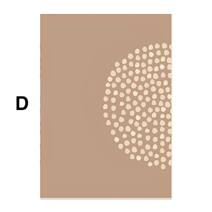 Poster Boho Halbkreise – Premium Baumwollprint