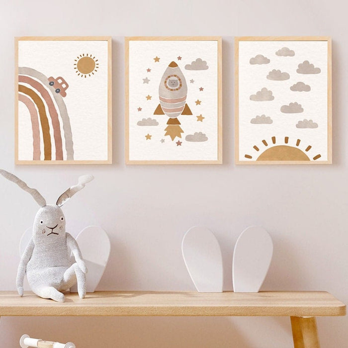 JUSTGOODMOOD Boho Poster – Lebendige Farben & Qualität